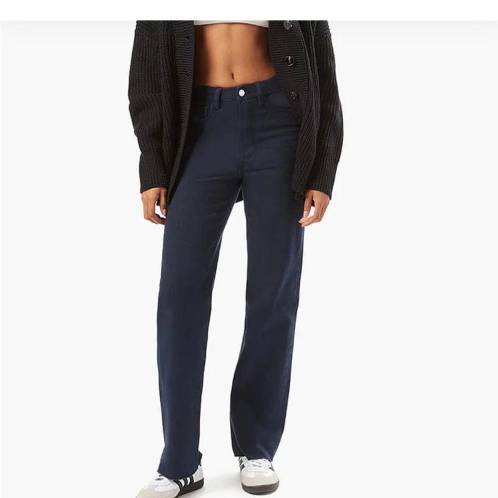 WeWoreWhat Frayed straight leg jean in true blue